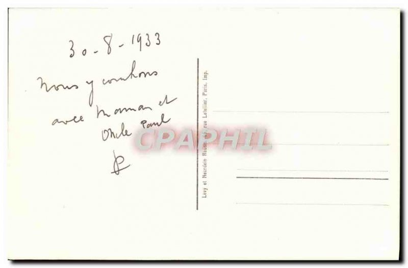 Old Postcard Evian les Bains Panorama Lake Leman