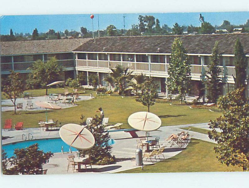 Pre-1980 MOTEL SCENE Fresno California CA AE1022