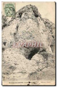 Old Postcard From Around Langres Cave