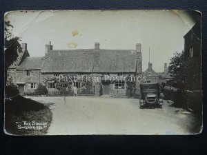 Oxfordshire SWERFORD The Square showing POST OFFICE RP Postcard by Frank Packer