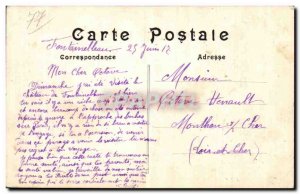 Old Postcard Palace of Fontainebleau Fac simile of the act of abdication Napo...