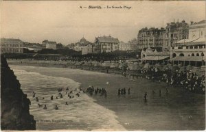CPA Biarritz La Grande Plage FRANCE (1126043)