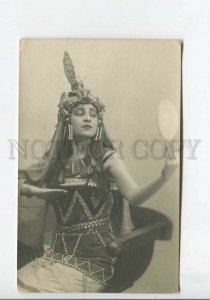 440193 MAKSAKOVA Russian OPERA Singer Amneris AIDA Vintage REAL PHOTO 1937 year