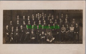 Lancashire Postcard - Oldham, LMS Goods Depot Staff and Workers HP496