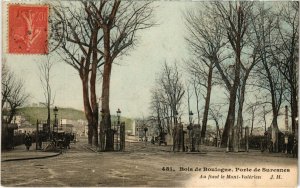 CPA Bois de Boulogne. Porte de Suresnes. Au fond le Mont-Valérien (988892)