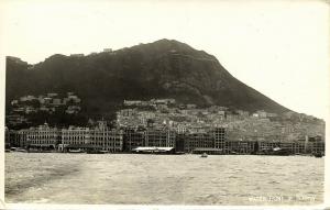 china, HONG KONG, Water Front (1931) RPPC