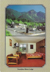 Scandian Motor Lodge Motel on I-84 Cascade Locks Oregon  4 by 6