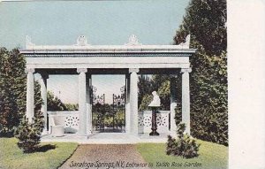 New York Saratoga Springs Entrance To Yaddo Rose Garden