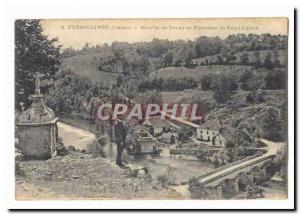 Fresselines Postcard Old Mill Vervy and Fountain of Saint Julien