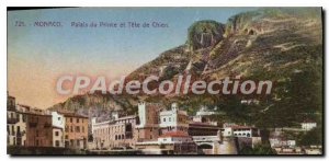 Old Postcard Monaco Prince's Palace and Dog Tete