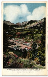 13829 Estes Park, Rocky Mountain National Park, Colorado, Burlington Route