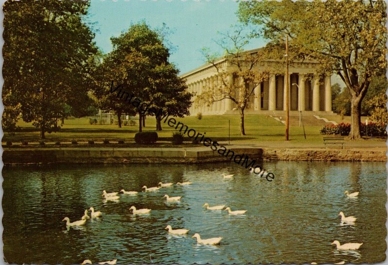 Scene in Centennial Park Nashville Tennessee Postcard PC236