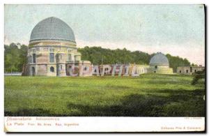 Postcard Ancient Astronomy Observatory Observatorio astronomico La Plata Arge...