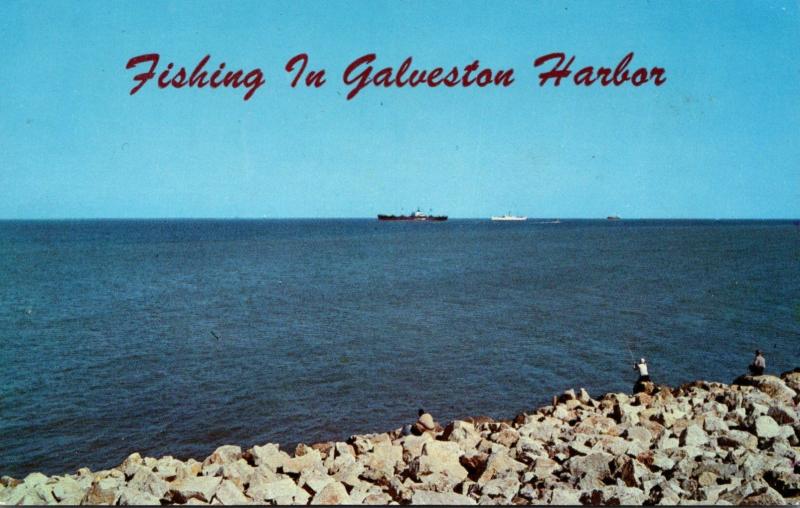 Fishing In Galveston Harbor Texas