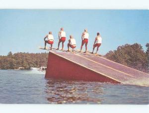 Pre-1980 TOMMY BARTLETT WATERSKIING JUMP RAMP AT SHOW Wisconsin Dells WI E9122