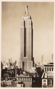 New York City The Empire State Building Real Photo