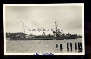 WL1882 - Royal Navy Warship - HMS Shamrock H06 - postcard by Wright & Logan 