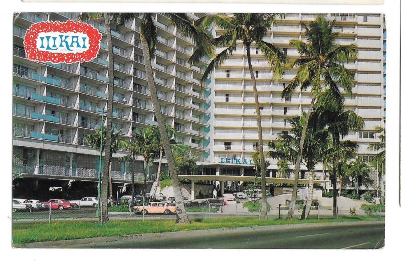 Ilikai Hotel Honolulu Hawaii Waikiki Yacht Harbor Mike Roberts 1970 Postcard