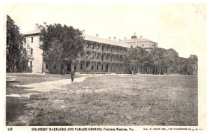 Virginia Fort Monroe Soldier's Barracks and Parade Ground