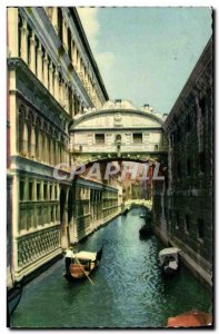 Old Postcard Venezia Ponte Dei Sospiri