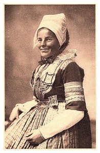 Denmark, Woman Ancien Costume