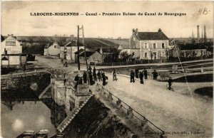 CPA LAROCHE-MIGENNES - Canal - Perimere. Ecluse du Canal de Bourgogne (658648)