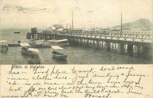 Alemana 1907 Mazatlan Mexico Muelle de Mazatlan Postcard undivided 20-5422