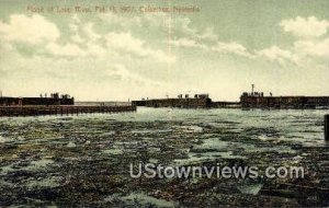 Flood of Loop River, Feb 13, 1907 in Columbus, Nebraska