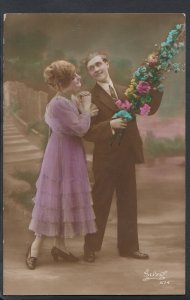 Romance Postcard - Romantic Couple  RS6356