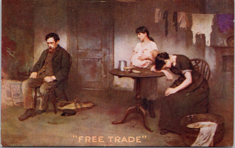 Free Trade 172 Union of Conservative & Constitutional TB Kennington Postcard G17