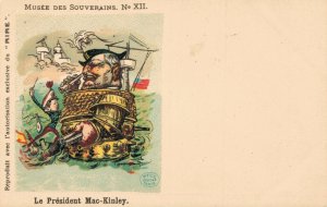 Le President Mac-Kinley Cartoon Postcard - Funny 04.81