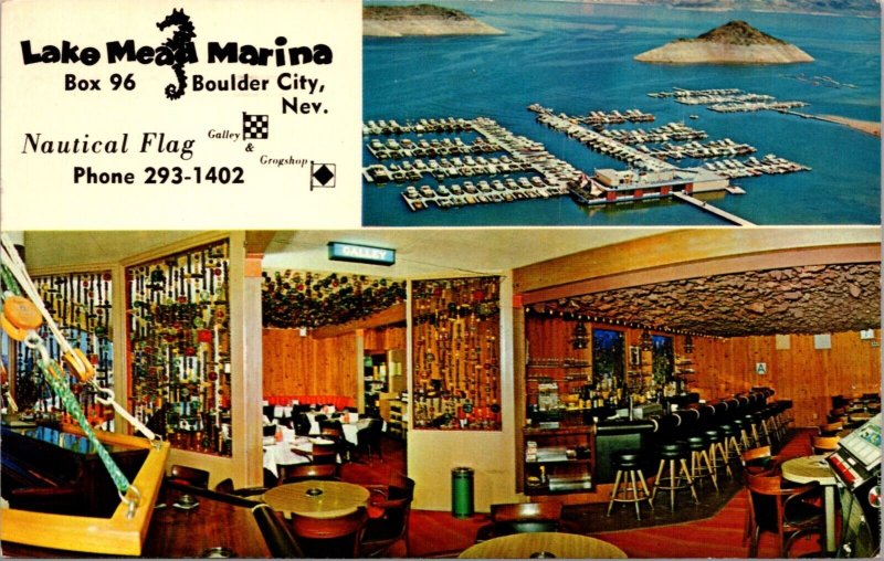 Postcard Lake Mead Marina Bar and Restaurant in Boulder City, Nevada