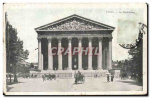 Old Postcard Paris La Madeleine