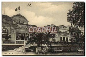 Old Postcard Vichy casino Terrace