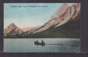 CANADA, ALBERTA, MALIGNE LAKE, JASPER NATIONAL PARK, c1920 ppc., unused.