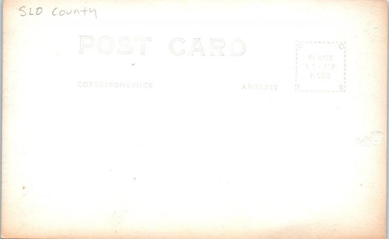 RPPC   CAMBRIA, CA   California    LOBBY, CAMBRIA PINES LODGE c1930s Postcard