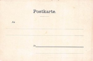 A113 Germany Salt Mine Berchtesgaden Workers on Slide vintage postcard