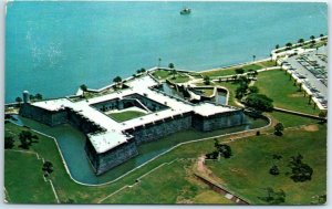 M-29802 Aerial View of Castillo Se San Marcos National Monument St Augustine ...