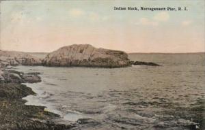 Rhode Island Narragansett Pier Indian Rock 1914