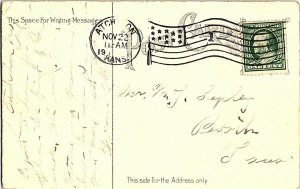 U. S. Post Office Atchison Kan. Kansas Vintage Postcard Standard View Card