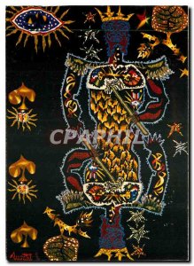 Postcard Modern Tapestry King of Spades 1962