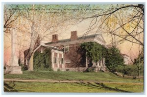 c1940 Professor Residence Washington Lee University Lexington Virginia Postcard