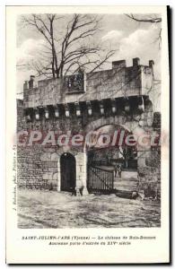 Postcard Old Saint Julien I'Ars Chateau De Bois Dousset