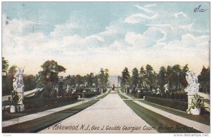 Geo. J. Goulds Georgian Court, Italian Gardena, Lakewood, New Jersey, PU-1907