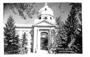 Carrington North Dakota Foster Court House Real Photo Antique Postcard K33678