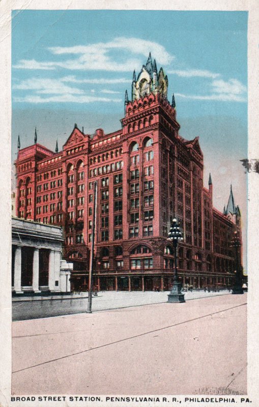 12366 Broad Street Station, Pennsylvania Railroad, Philadelphia 1918