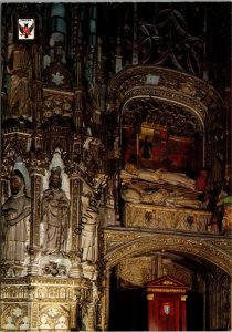 Sepulchre of Alfonso VII Cathedral Capilla Mayor Toledo Postcard PC314