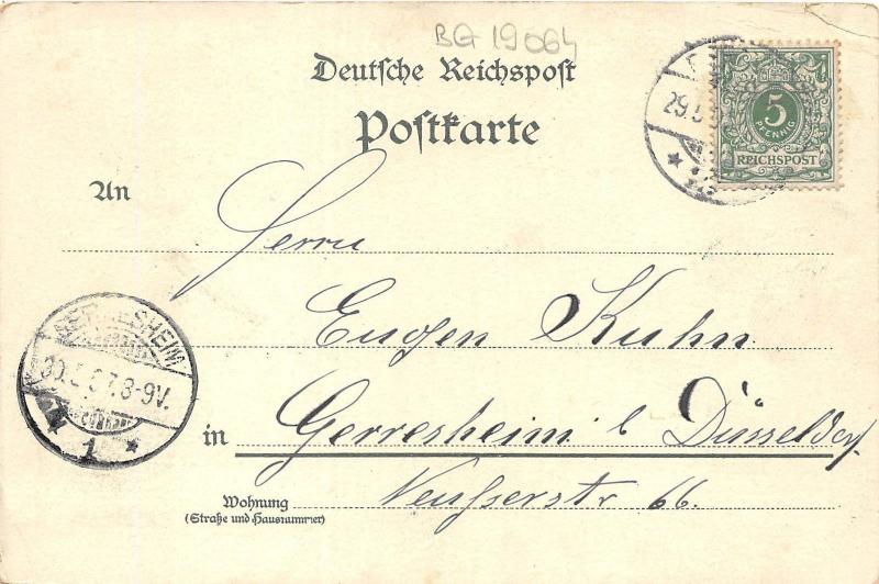 bg19064 Berlin litho Unter den Linden germany