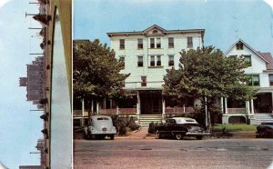 ASBURY PARK, New Jersey NJ ~HOTEL LAKELYN Roadside 50's Convertible Car Postcard