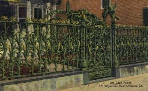 Corn Fence, Royal Street - New Orleans, Louisiana LA